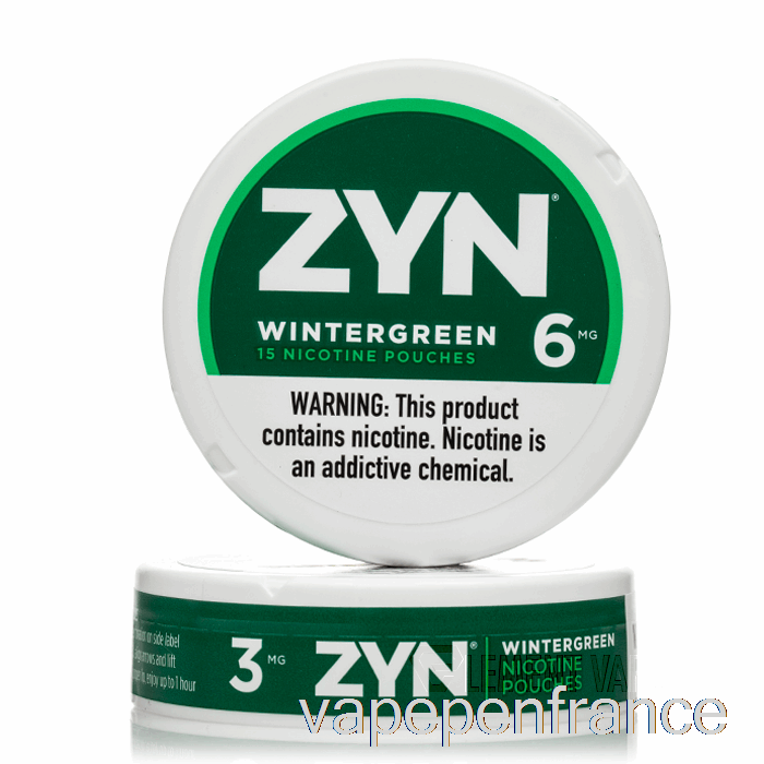 Sachets De Nicotine Zyn - Stylo Vape Gaulthérie 6 Mg (paquet De 5)